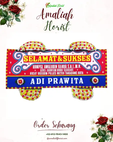 Papan Bunga Ucapan Selamat Cihanjaro